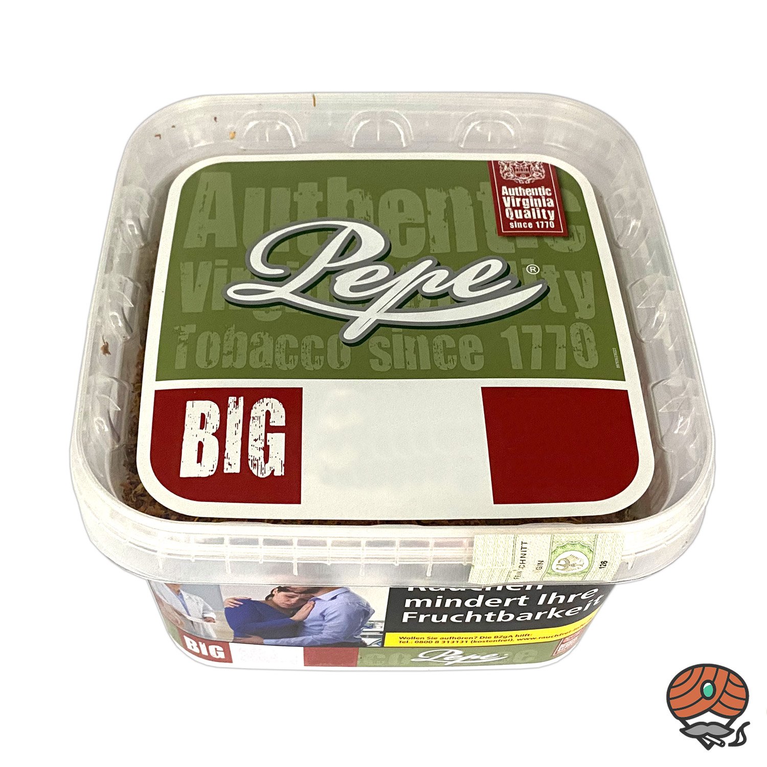 5x Pepe Rich Green Volumentabak  BIG BOX à 170g