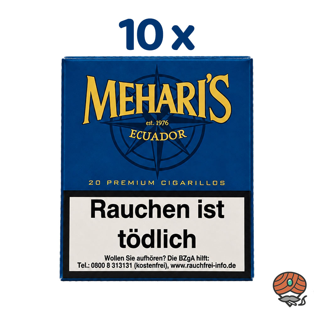10x Mehari´s Ecuador Zigarillos à 20 Stück