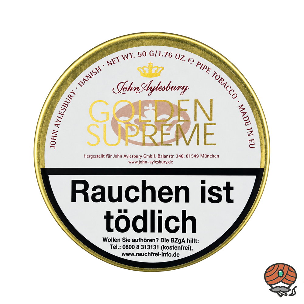 John Aylesbury Golden Supreme Pfeifentabak 50g Dose
