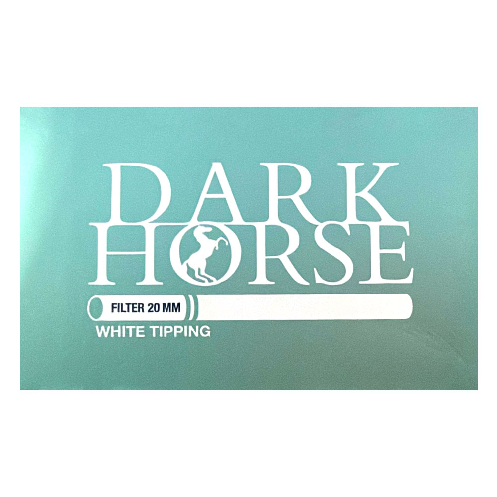Dark Horse Menthol Slim Long White Tipping Filterhülsen 200 Stück