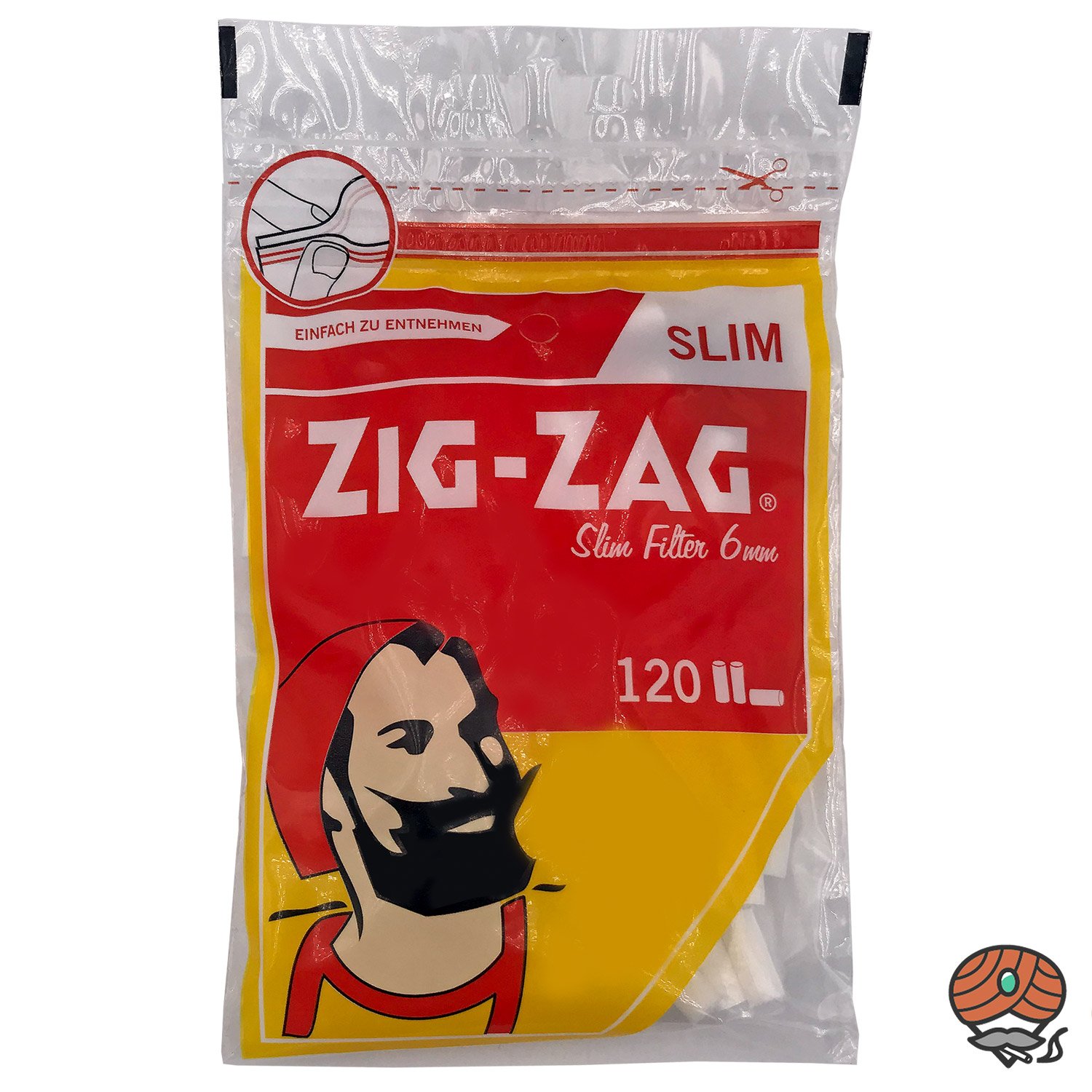 Zig Zag Blättchen Nr. 606 + Slim Filter, Feuerzeuge, Taschenascher, Pouch-Band