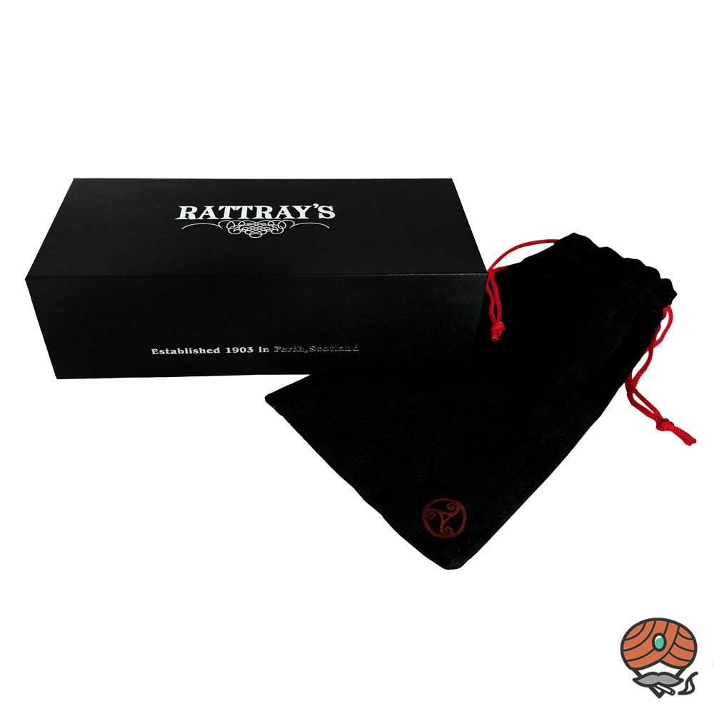 Rattray's Pfeife Beltane's Fire Sandblast Red - mit 3 Mundstücken
