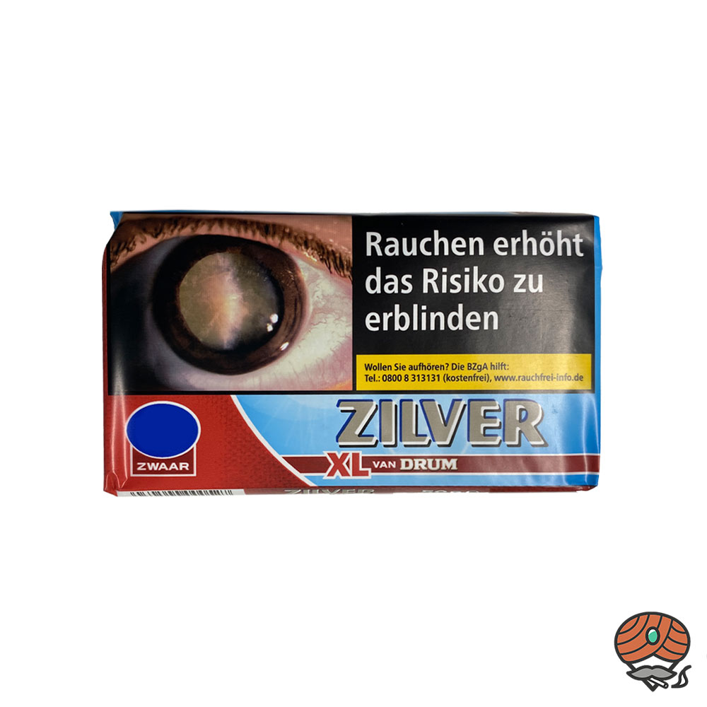 *ALTER PREIS* ZILVER van Drum Zware Shag Drehtabak 50g Pouch