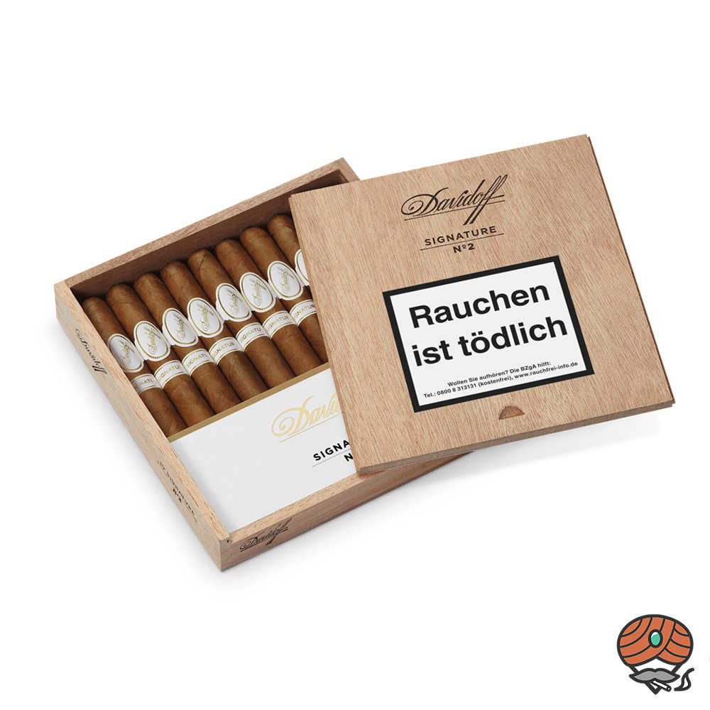 Davidoff Signature No. 2 Panatela Zigarren 25er Kiste Dominikanische Republik