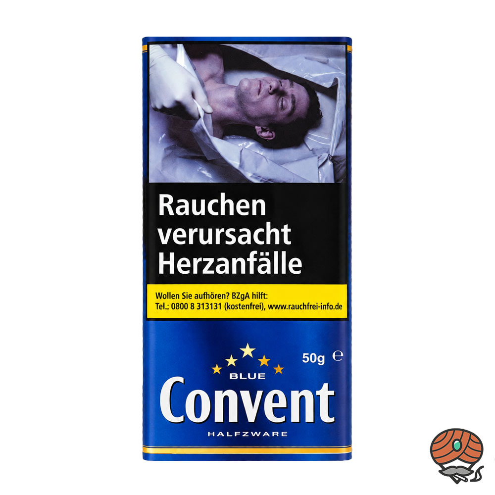 *RESTPOSTEN* Convent Halfzware Blue Zigarettentabak 50g Pouch