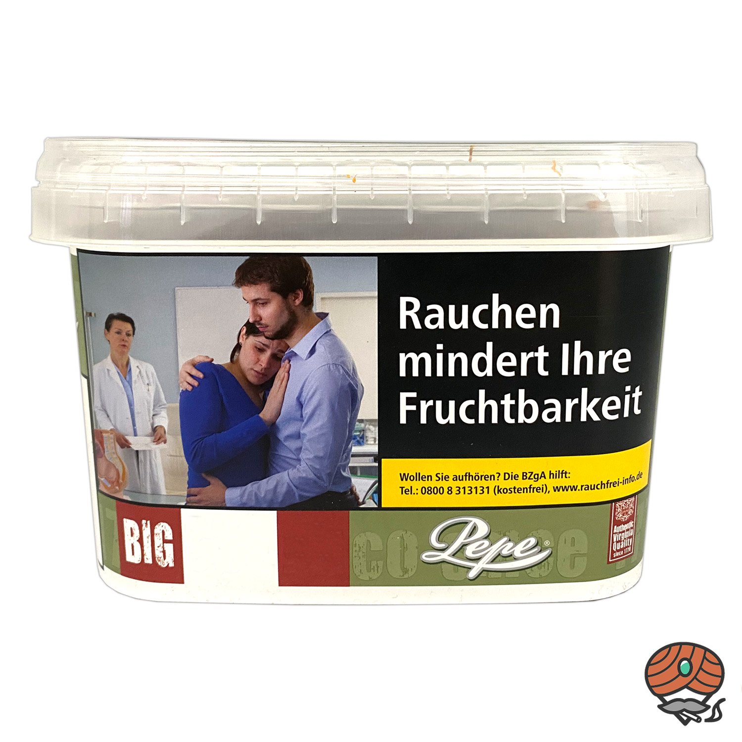 5x Pepe Rich Green Volumentabak  BIG BOX à 170g