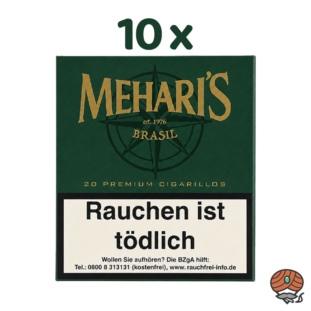 10x Mehari´s Brasil Zigarillos à 20 Stück