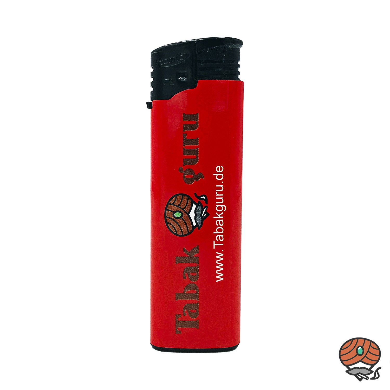 2x Burton Red Volumentabak MEGA Box à 250g, 1200 Hülsen, Feuerzeuge, Box