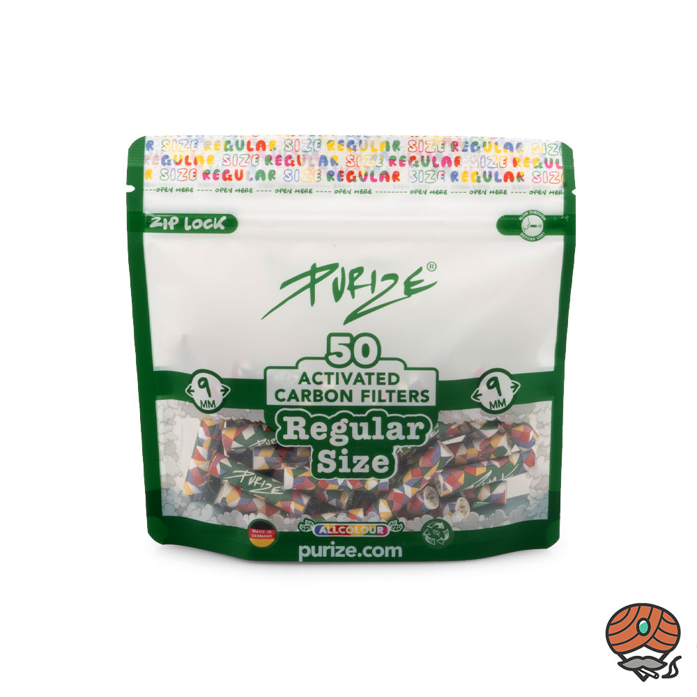 Purize Aktivkohlefilter REGULAR AllColor, 50 Stück