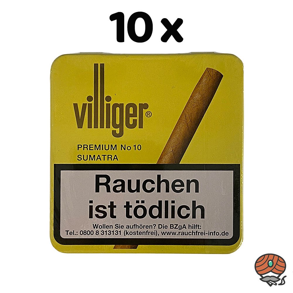 Villiger Premium Sumatra No. 10 Zigarillos 10x 20 Stück