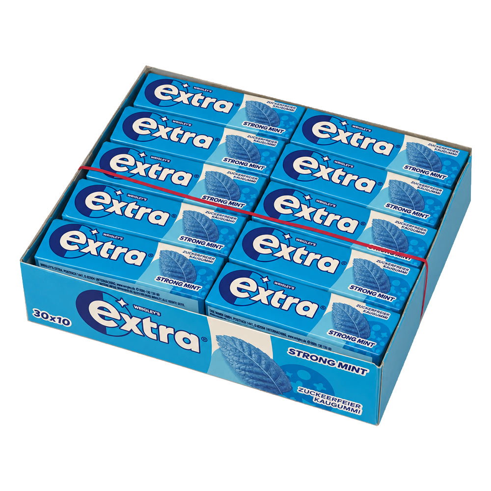 Wrigley´s Extra Strong Mint Kaugummidragees 30x 14g