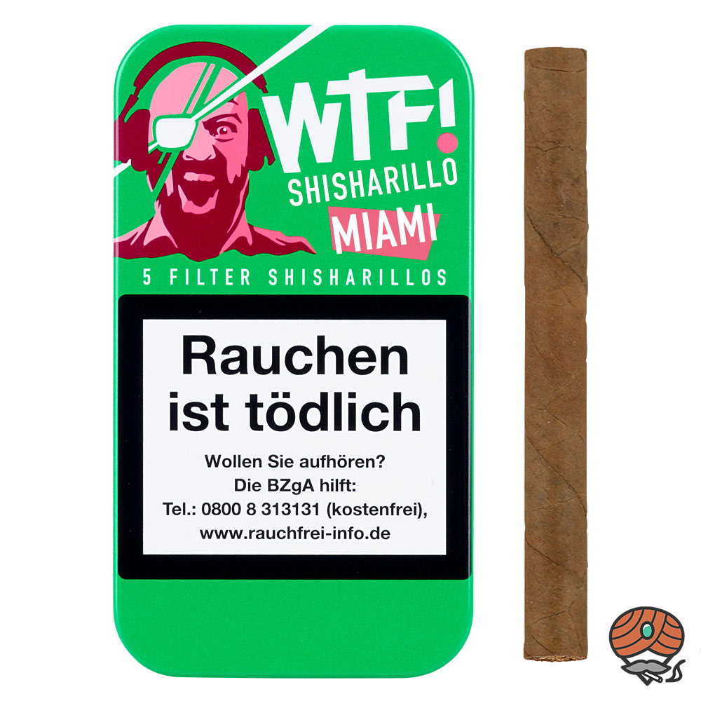 WTF! Filter Shisharillos MIAMI / MOIS (Wassermelone) 5 Stück