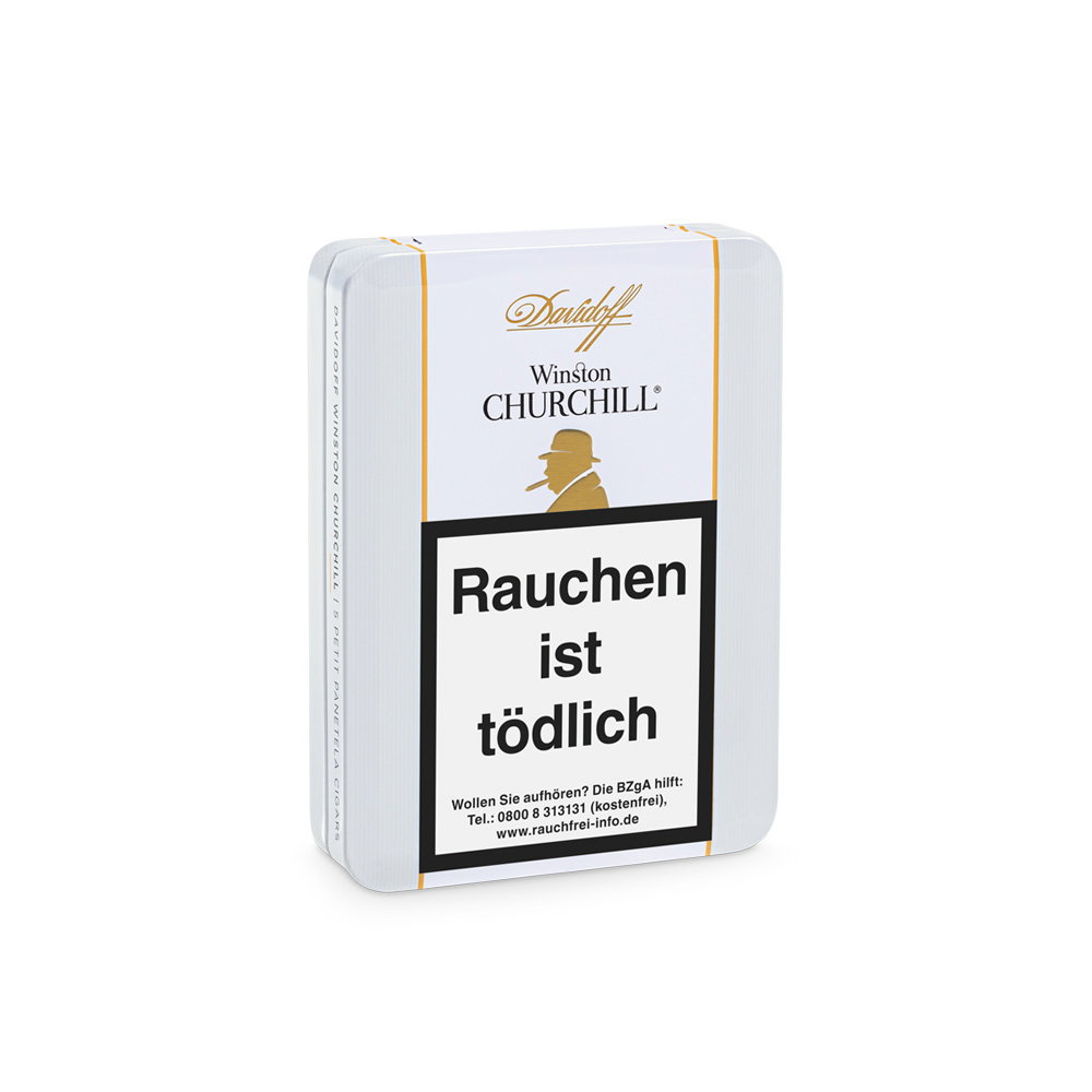 Davidoff Winston Churchill Petit Panetela Zigarren 5er Schachtel Dominikanische Republik