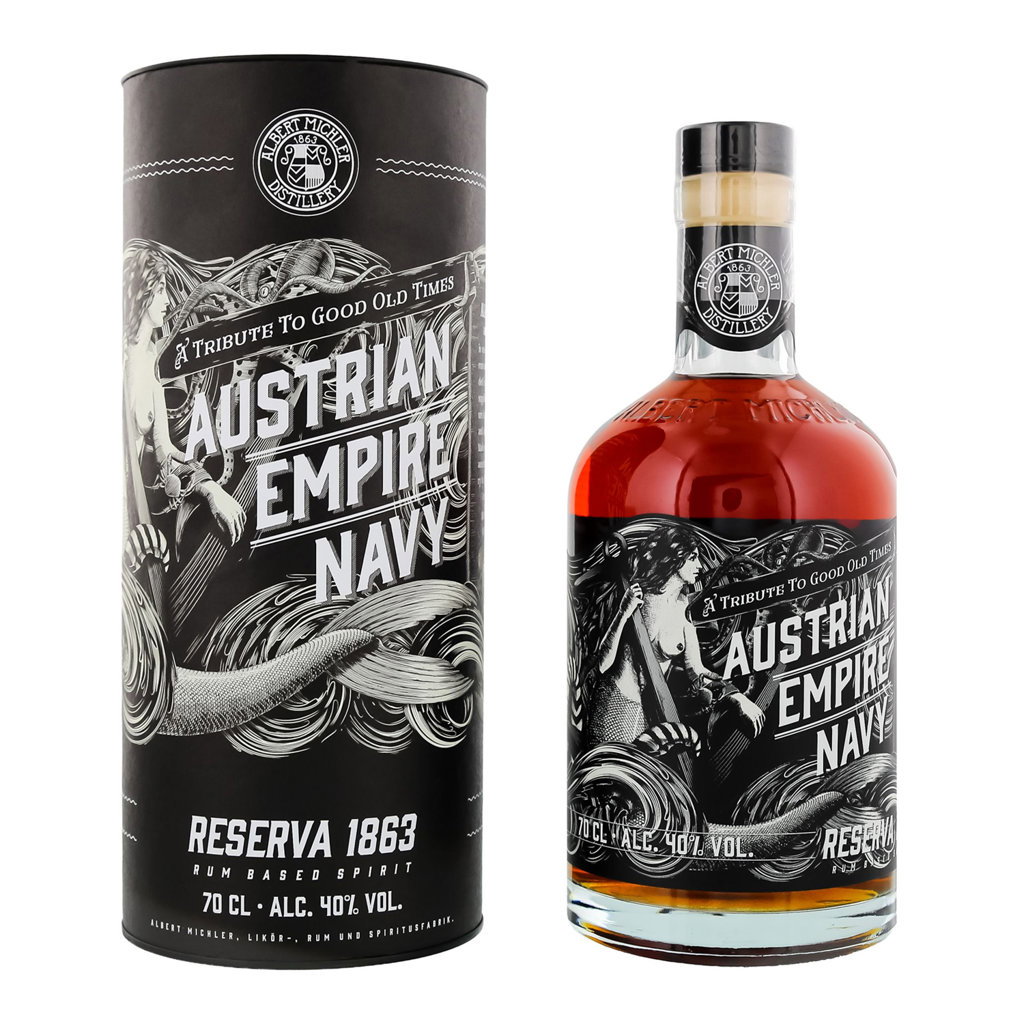 Albert Michler Austrian Empire Navy Reserva 1863 Rum, 40% Vol. 0,7 l