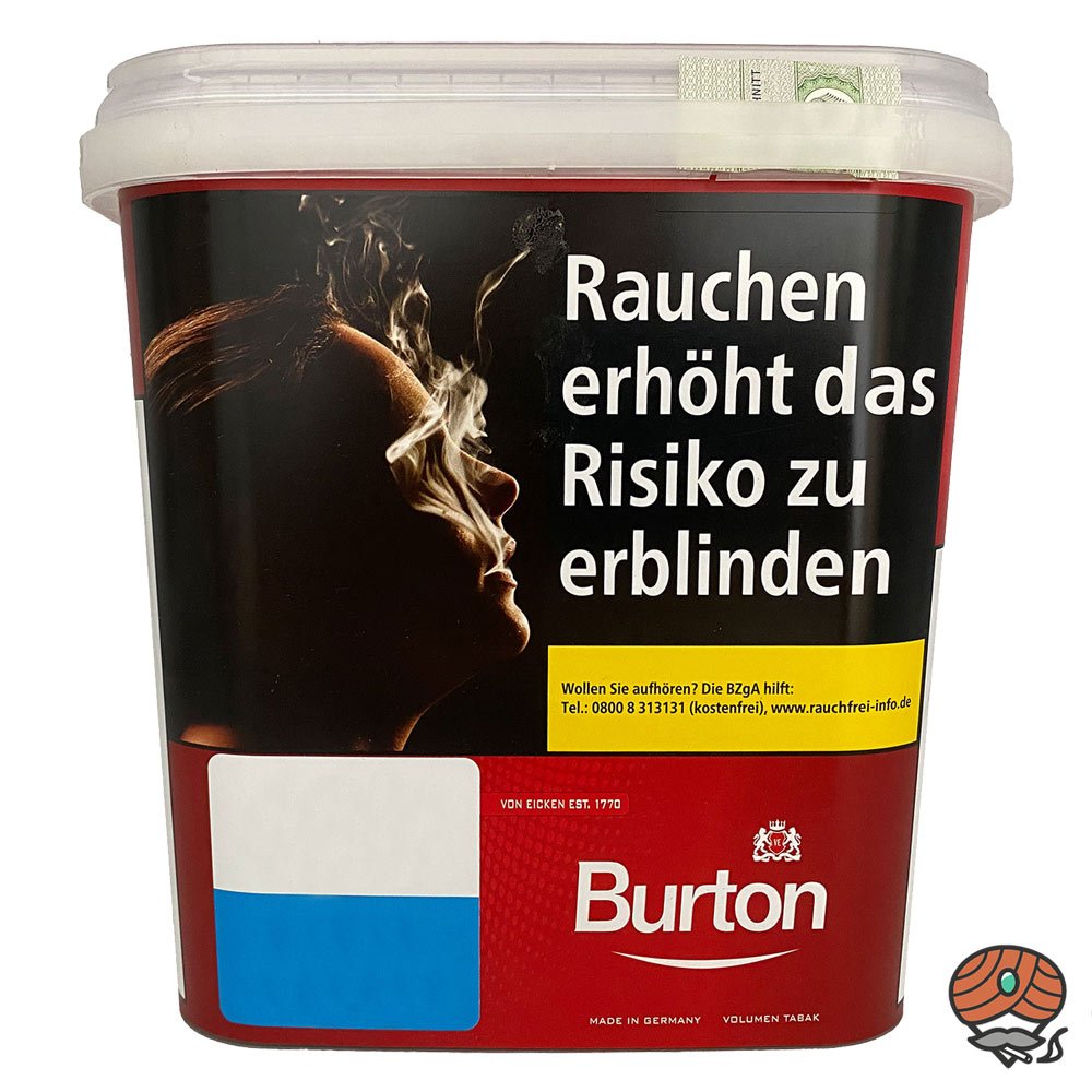 5x Burton Red Volumentabak MEGA Box à 250g