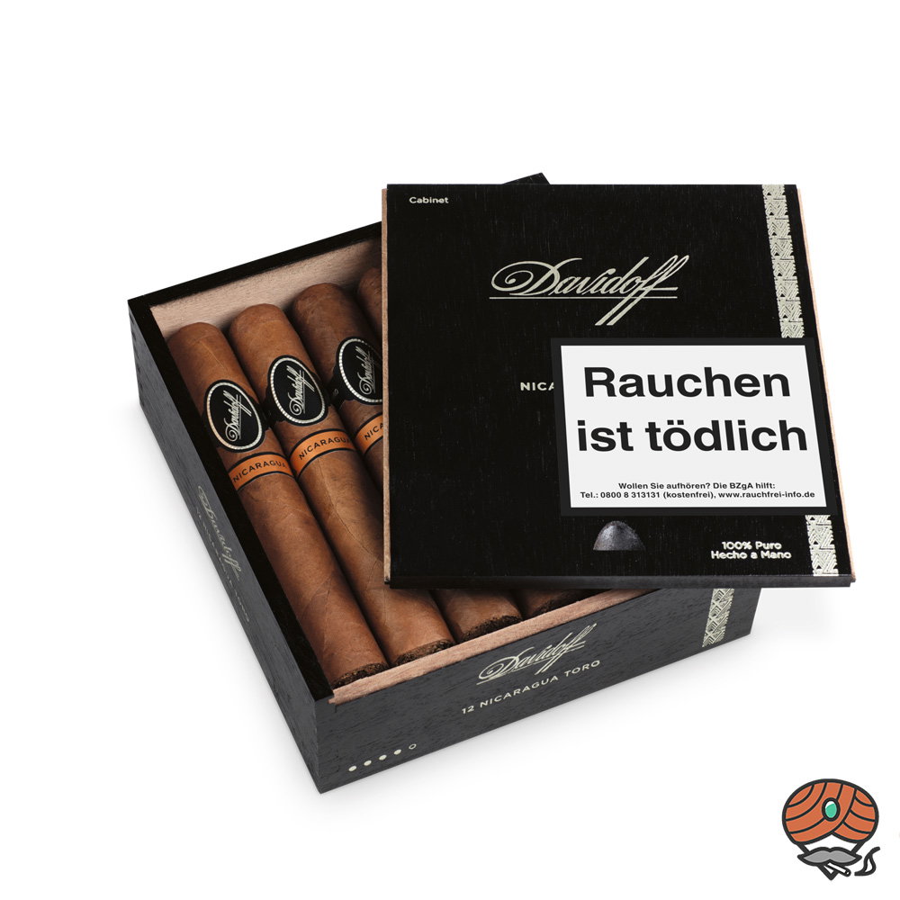 Davidoff Nicaragua Toro Zigarren 12er Kiste Dominikanische Republik