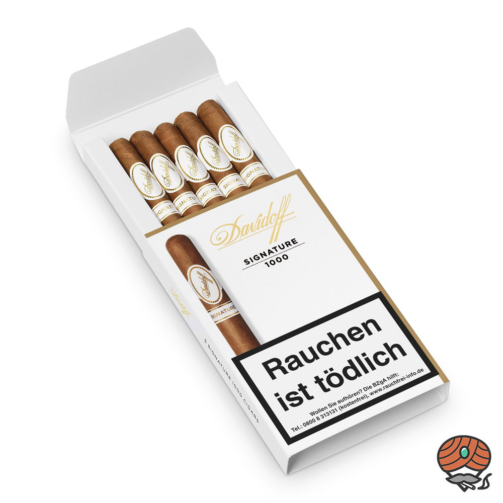Davidoff Signature No. 1000 Petit Panetela Zigarren 5er Schachtel Dominikanische Republik